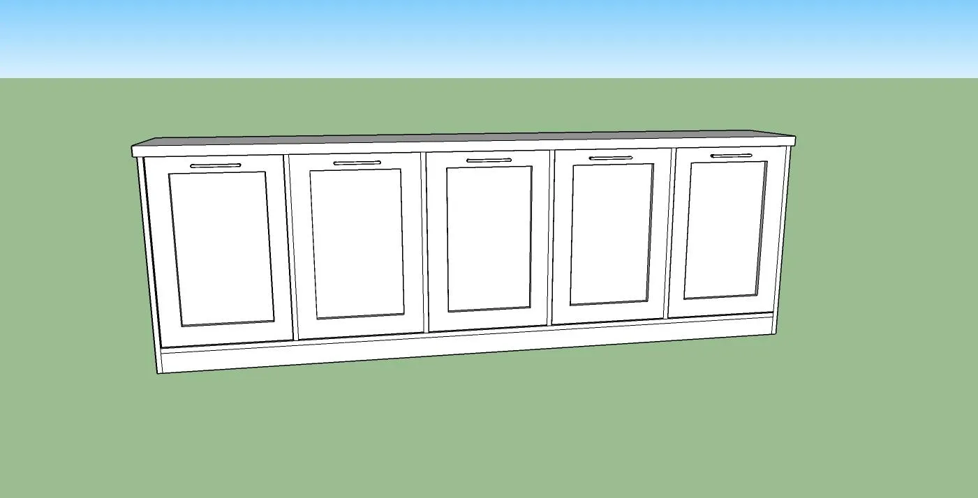 Shelving Unit with Storage and Tilt-Out Laundry — step photo 13