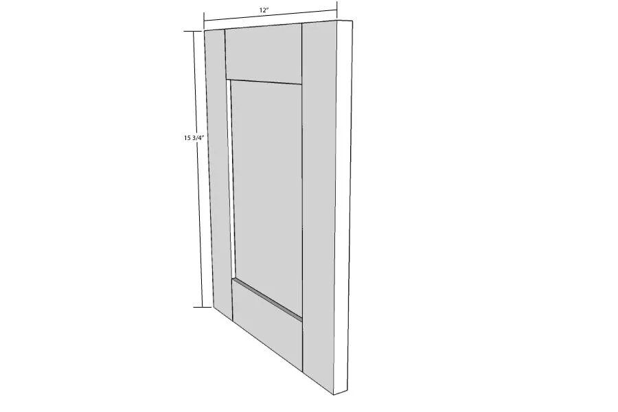 Mission Style Open Shelf Bathroom Vanity — step photo 19