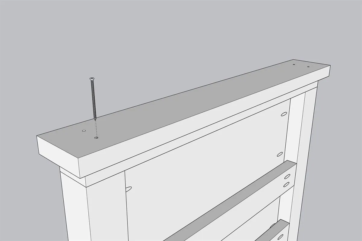 Twin Bed with Storage — step photo 12