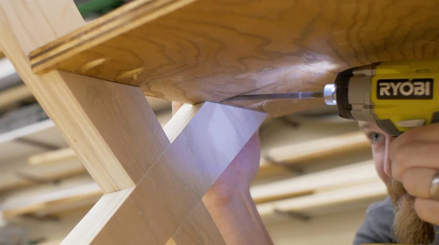 Plywood Chair Set — step photo 13