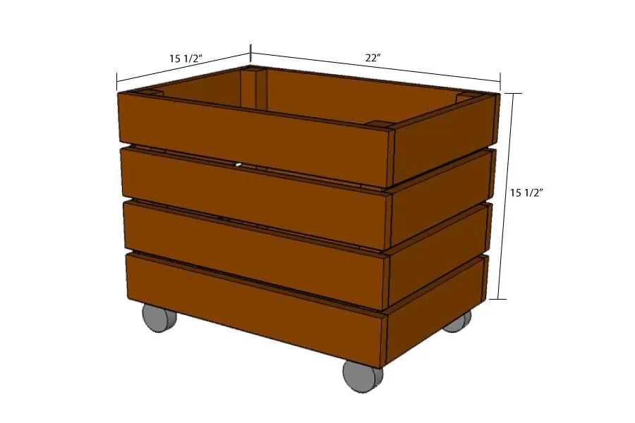Toy Storage Console with Rolling Bins — step photo 23