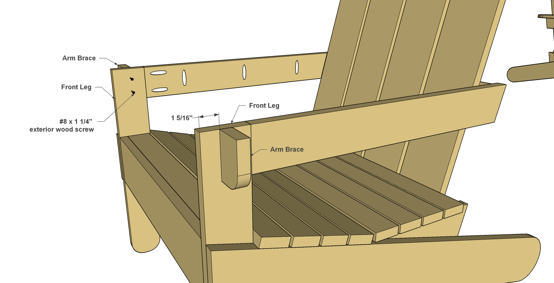 DIY Adirondack Chair – How To Build an Adirondack Chair — step photo 23