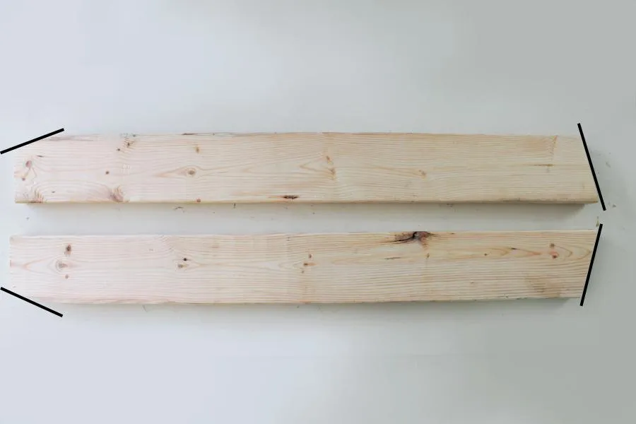 Rustic Ladder Shoe Shelf — step photo 5