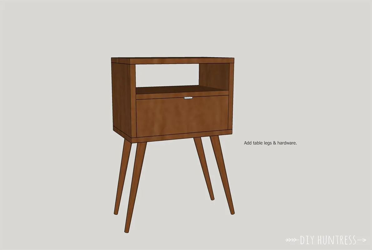 DIY Retro Side Table — step photo 10
