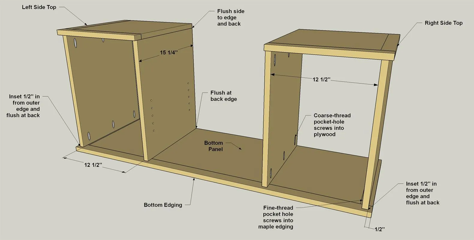 Record Player Stand with Storage — step photo 11