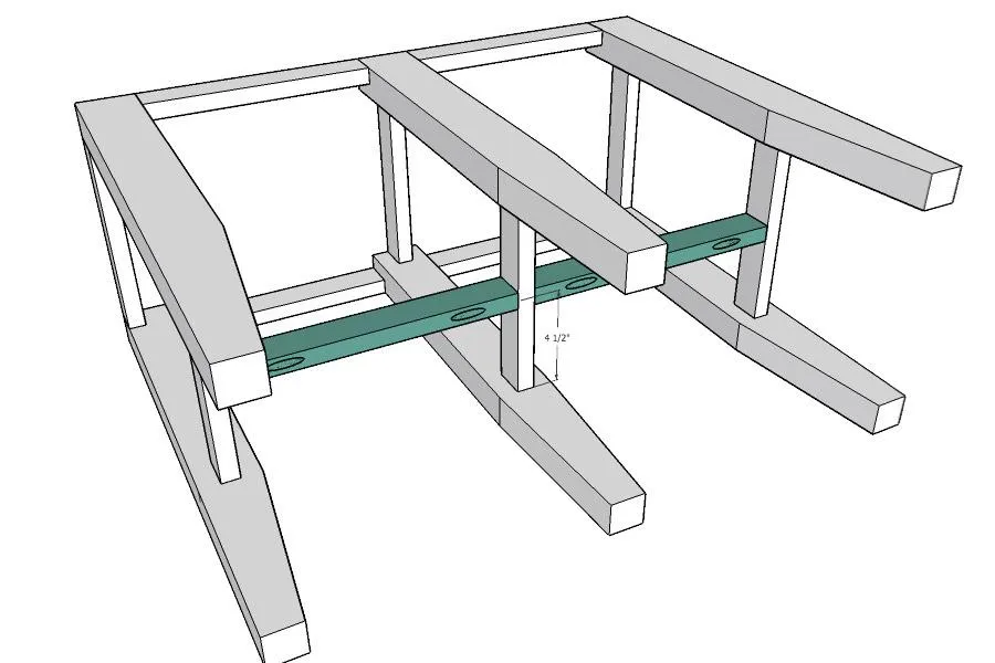 Upholstered Bar Stool Benches — step photo 9