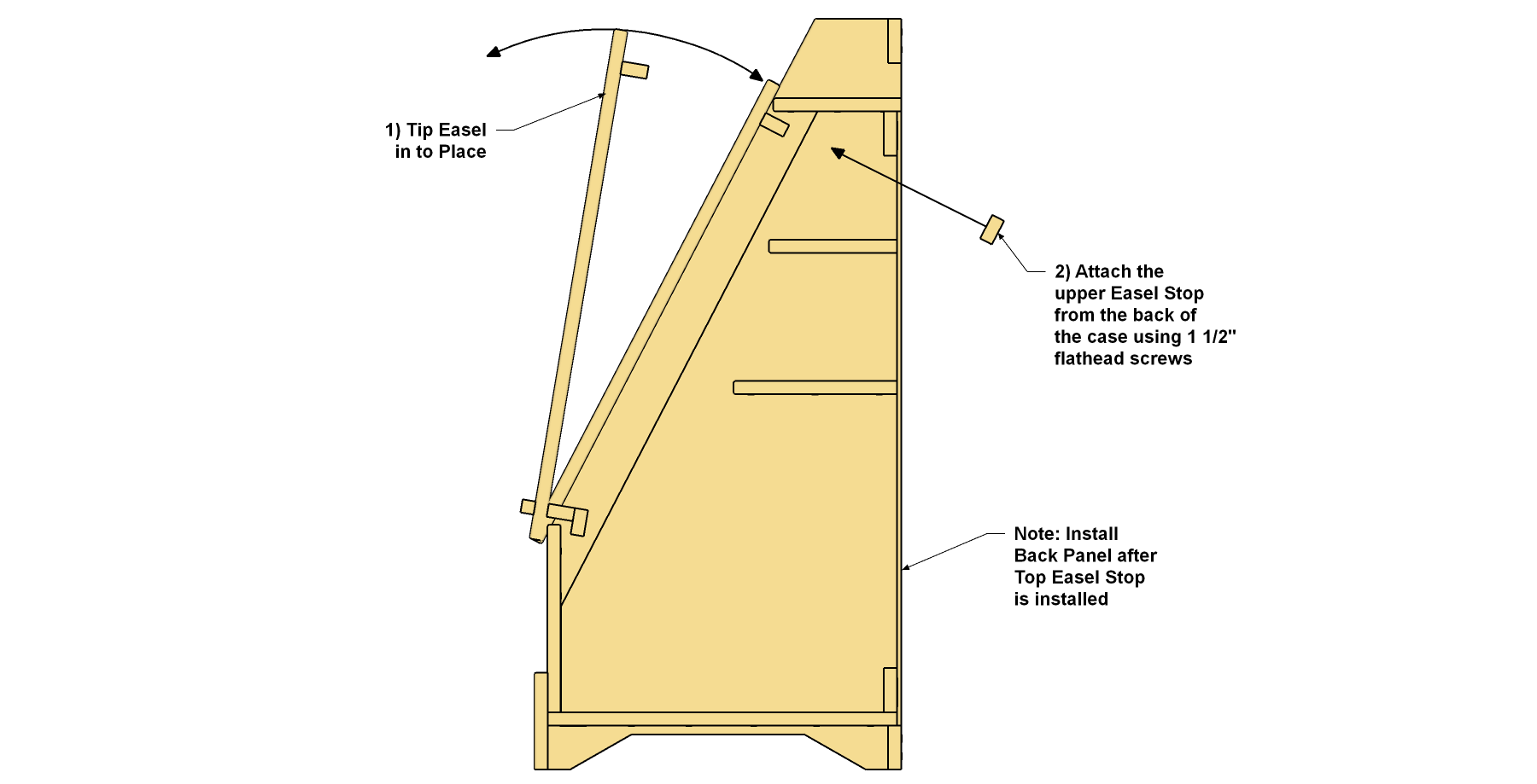 Toy Box with Easel — step photo 20