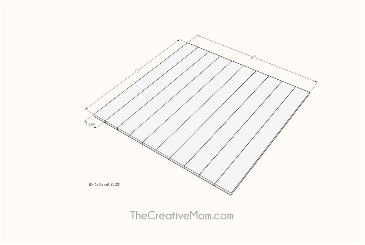 Shiplap Wreath Display Frame — step photo 6