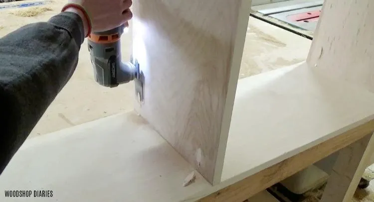 One Sheet Plywood Bookshelf — step photo 8