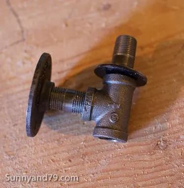 Rustic Scrap Wood and Pipe Toilet Paper Holder — step photo 8