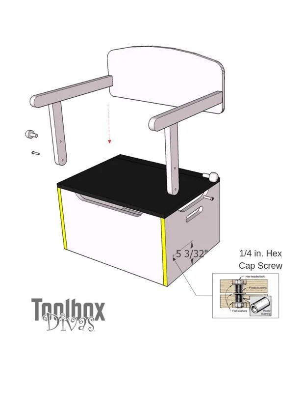 Convertible 3 in 1 Toy Chest — step photo 9