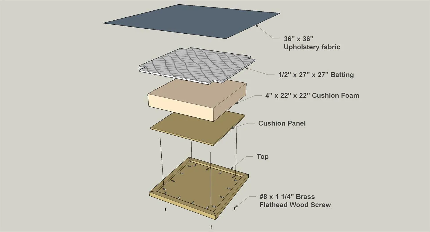 Storage Ottoman — step photo 15