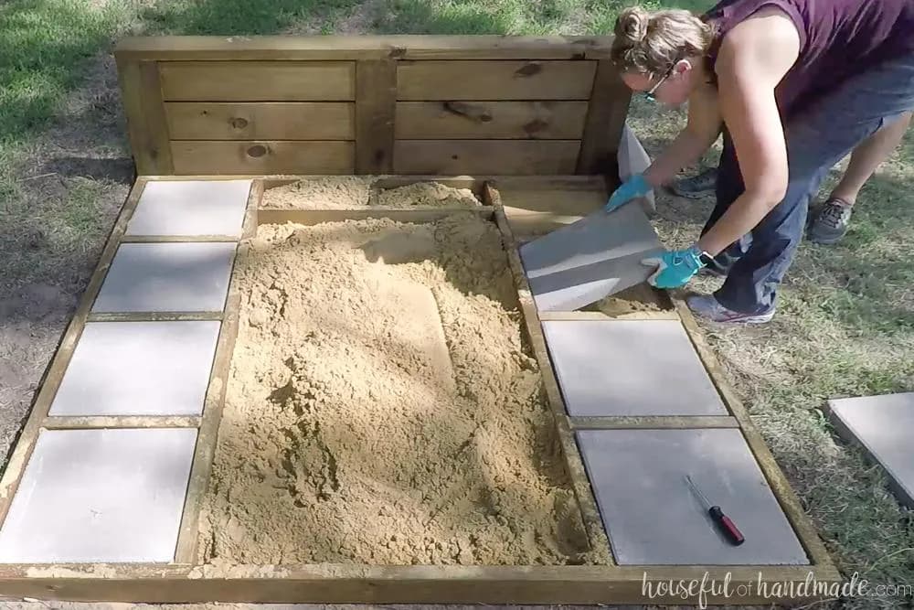 Horseshoe Pit Frame — step photo 11