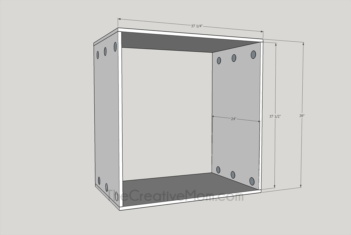 DIY Laundry Basket Shelves – Free Project Plan — step photo 6
