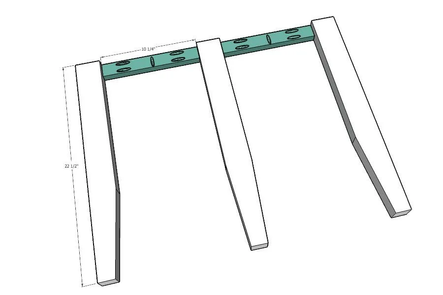 Upholstered Bar Stool Benches — step photo 5
