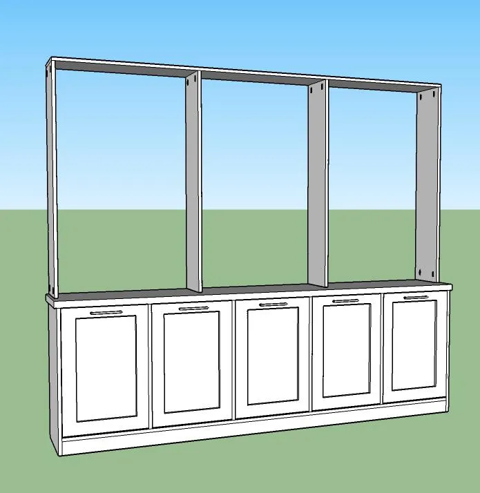 Shelving Unit with Storage and Tilt-Out Laundry — step photo 10