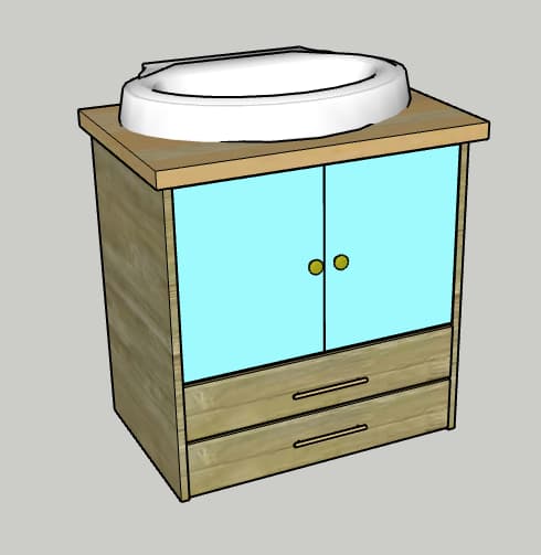 Pedestal Vanity — step photo 11