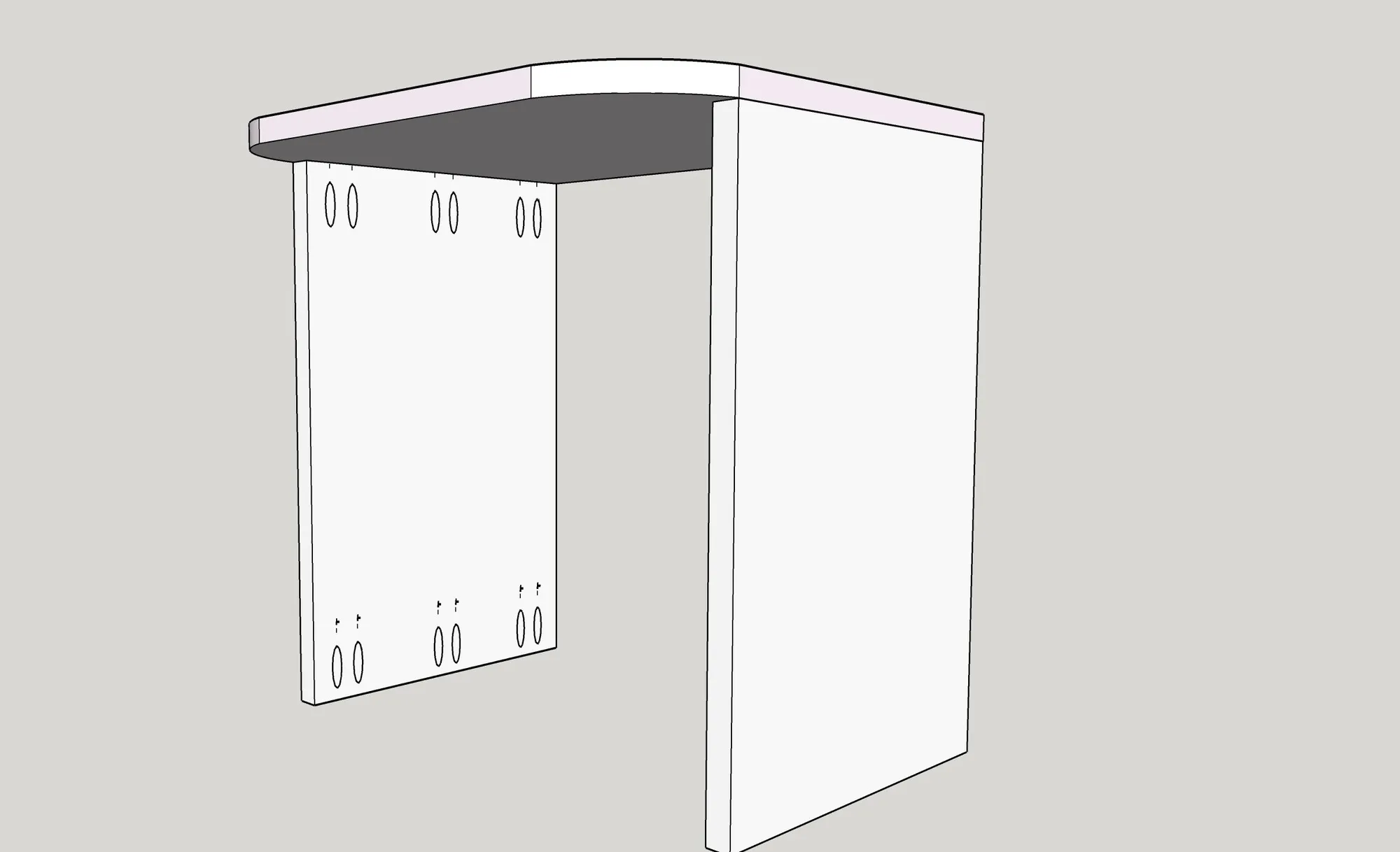 Modern Curved Nightstand — step photo 3