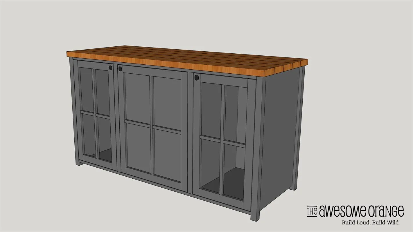 Window Pane Buffet – That Holds A Mini Fridge! — step photo 17