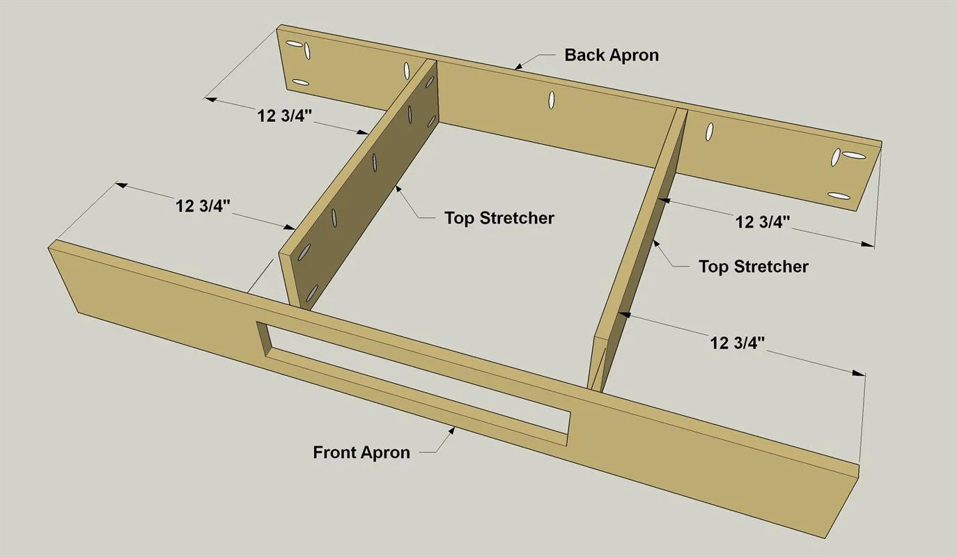 Traditional Coffee Table with Storage — step photo 8