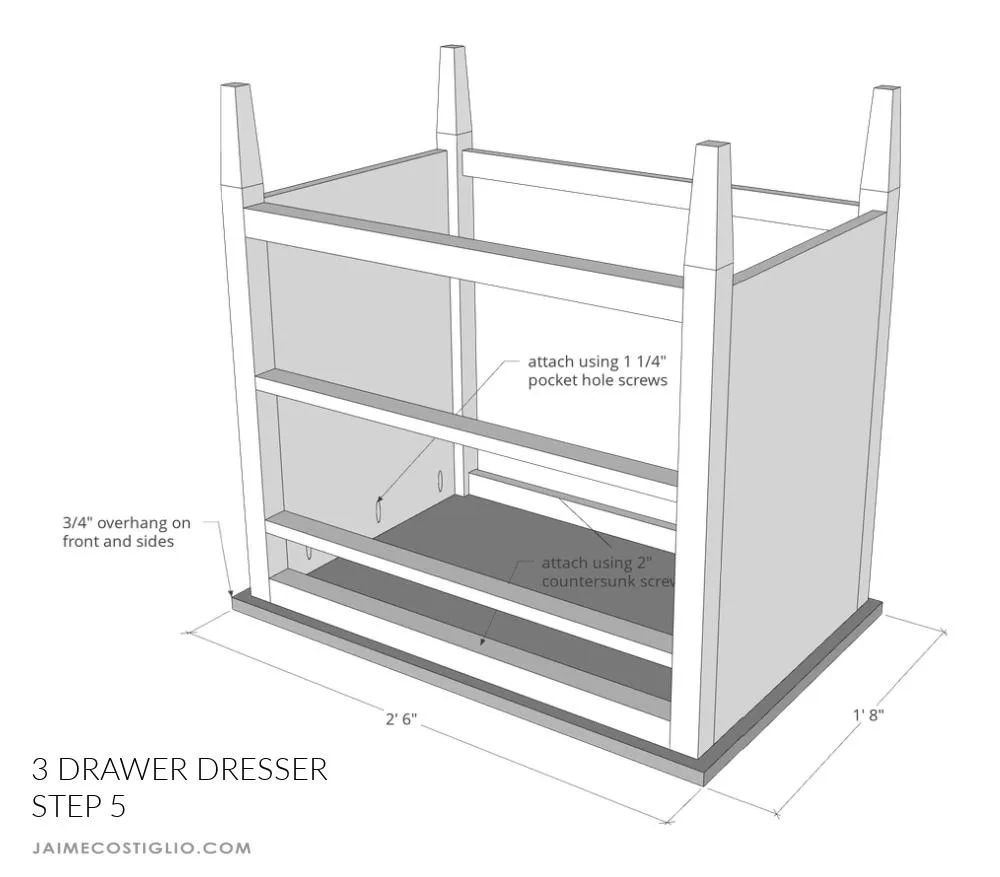 3 Drawer Nightstand — step photo 9