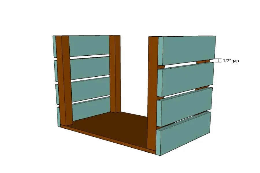 Toy Storage Console with Rolling Bins — step photo 21