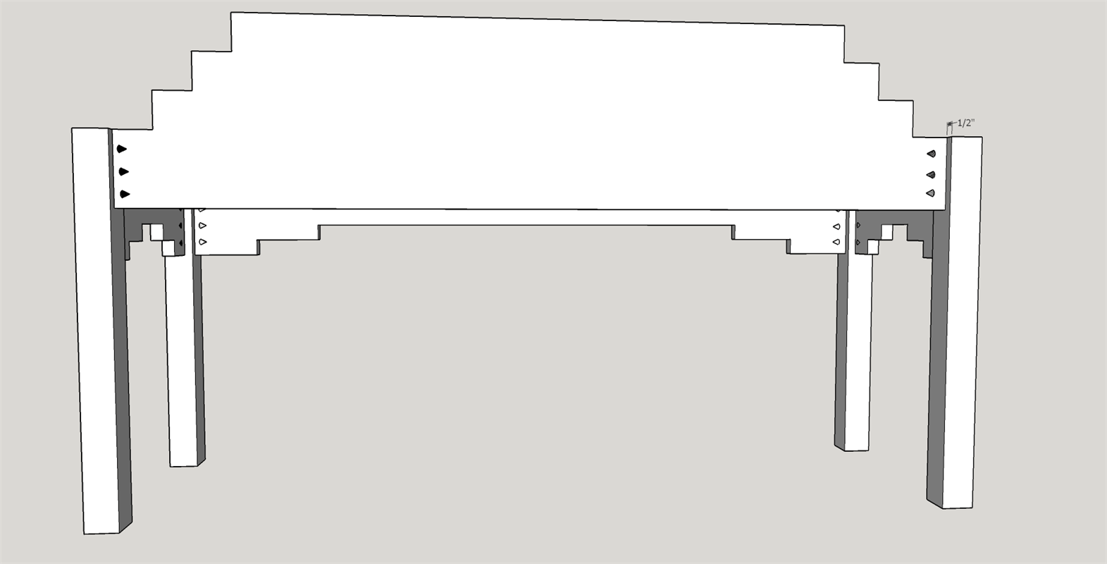 Southwestern Style Bench — step photo 15