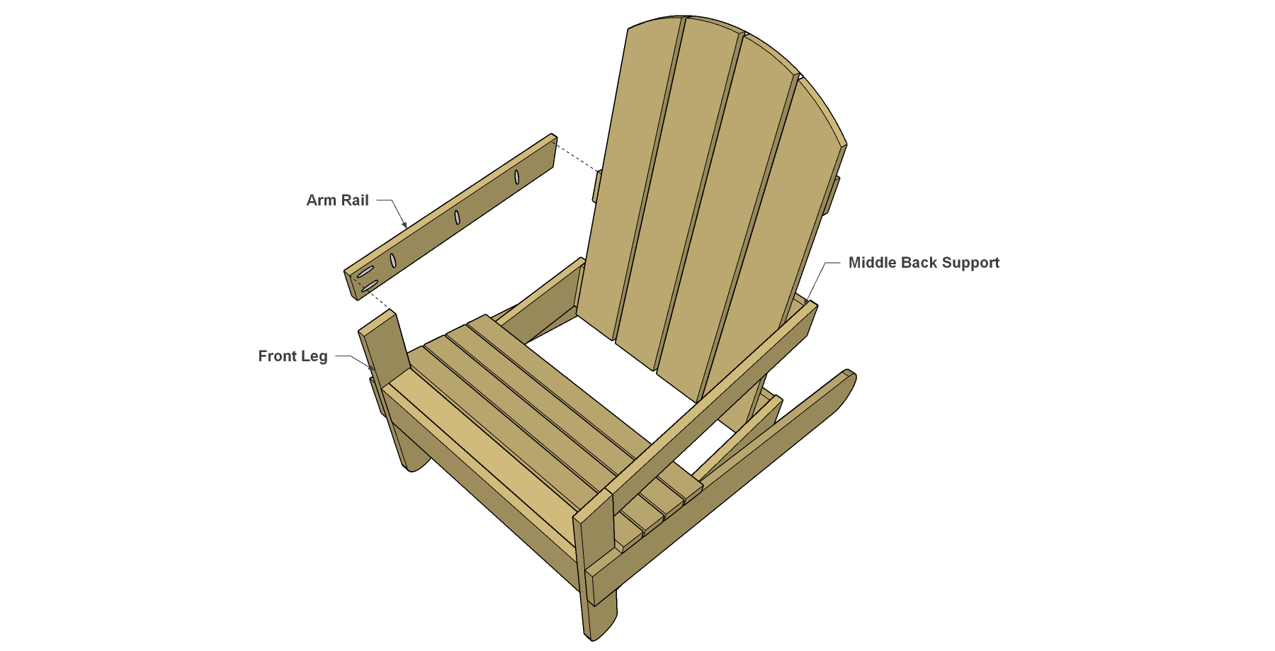 DIY Adirondack Chair – How To Build an Adirondack Chair — step photo 20