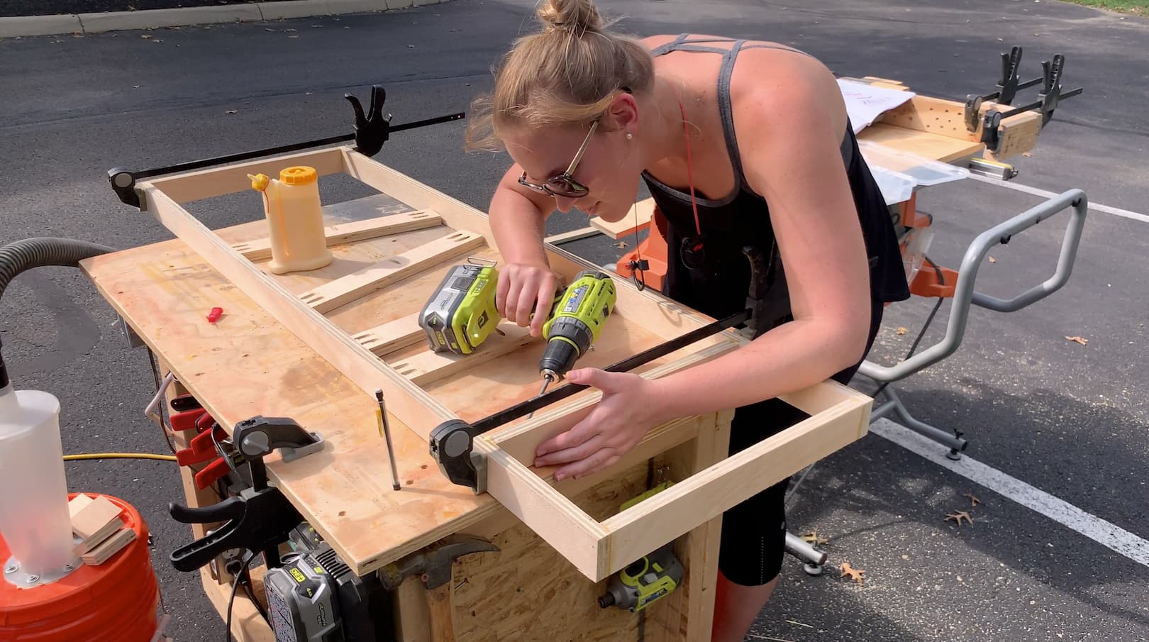 Plywood Media Console — step photo 11