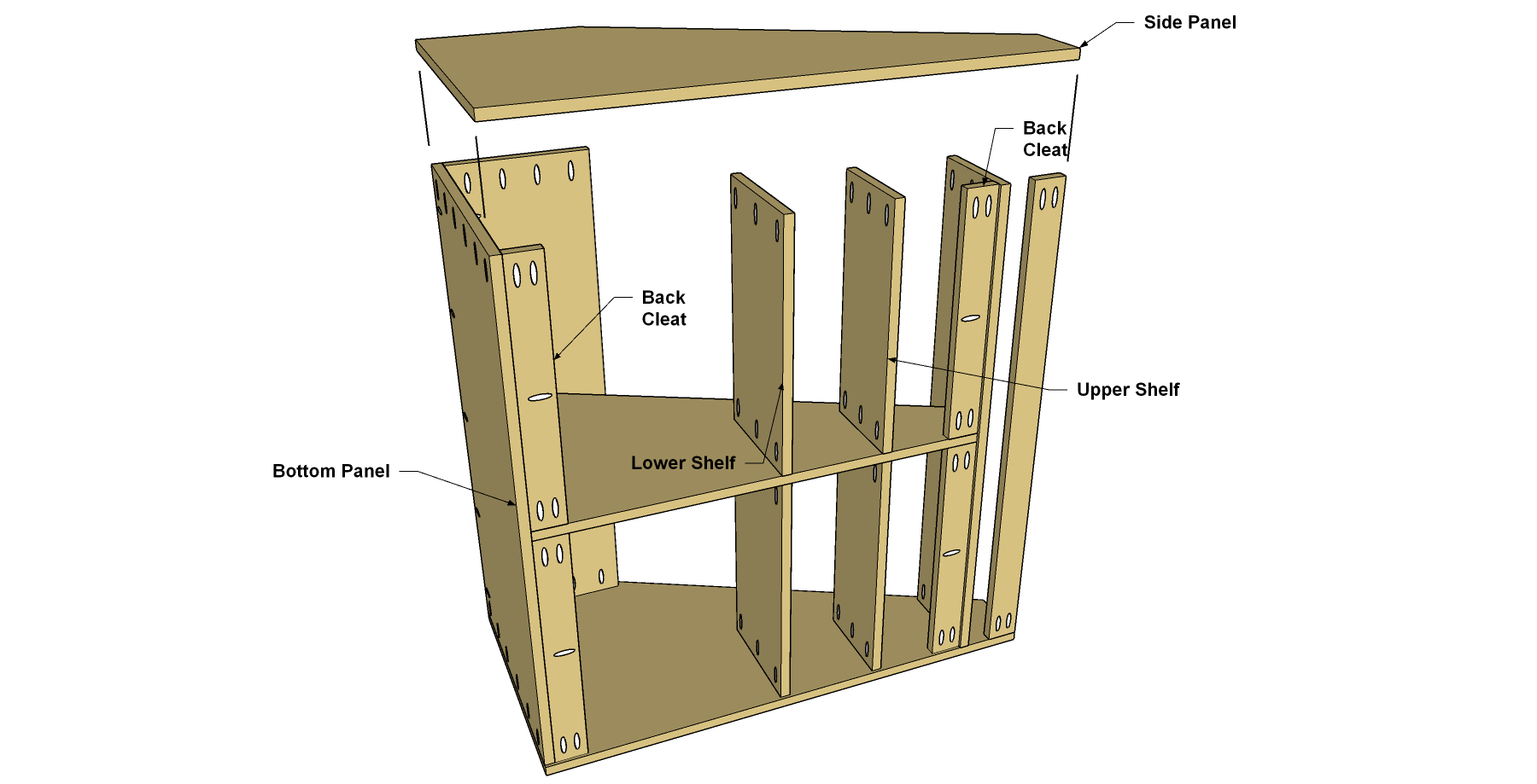 Toy Box with Easel — step photo 11