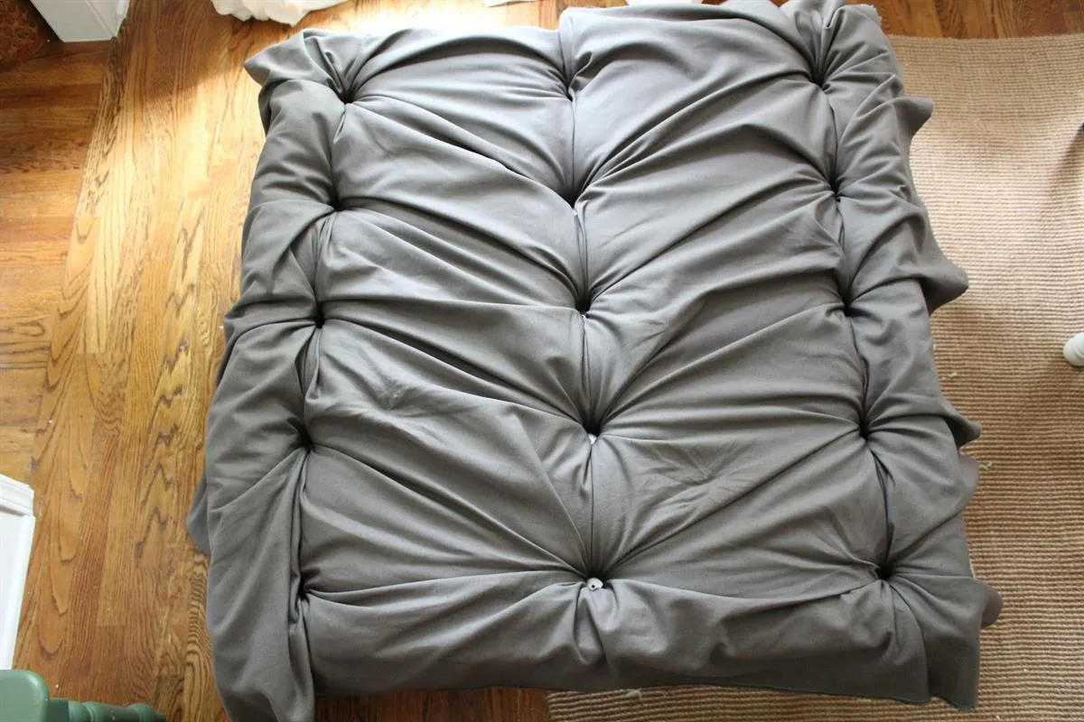 No-Sew Upholstered Coffee Table — step photo 9
