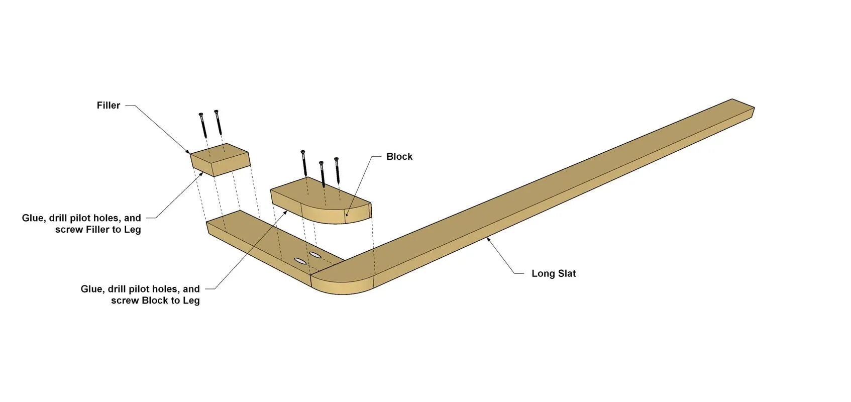 Modern Outdoor Bench — step photo 10