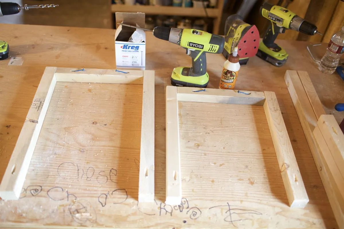 Rustic Slide In End Table — step photo 5