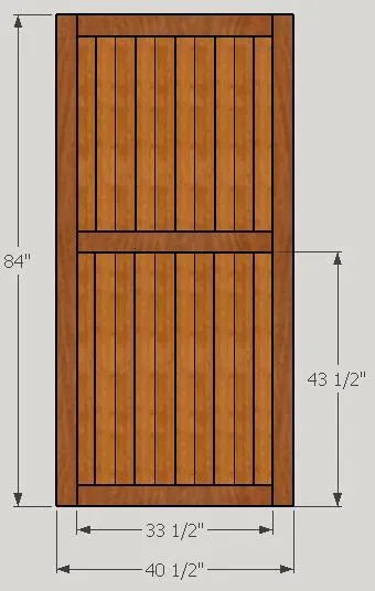 Rustic Sliding/Barn Door — step photo 12