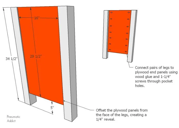 Modern Double Bathroom Vanity — step photo 5