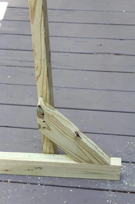 Porch Swing with Pergola — step photo 18