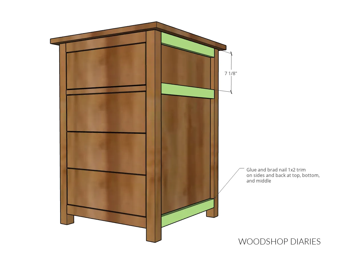 Simple End Table with Drawers — step photo 13