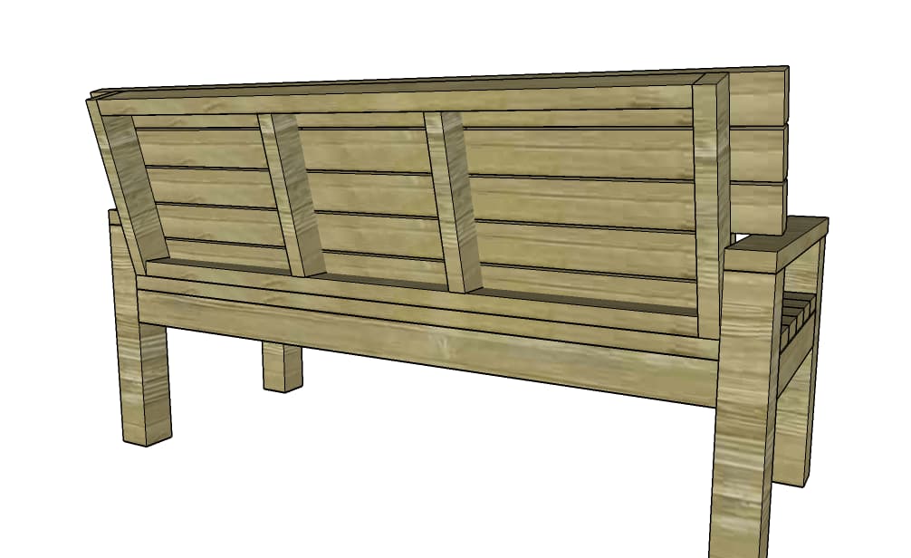 Sturdy 2×4 Bench — step photo 8