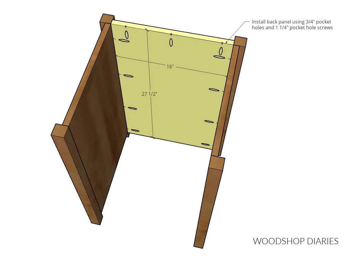 Simple End Table with Drawers — step photo 6