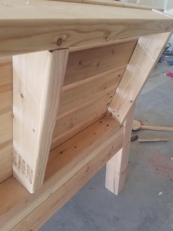 Sturdy 2×4 Bench — step photo 10