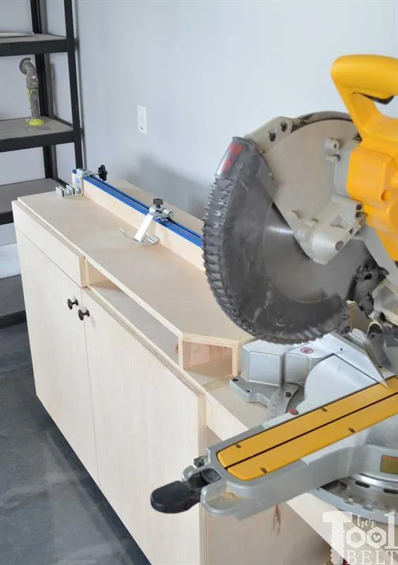 Miter Saw Station Project Plan — step photo 19