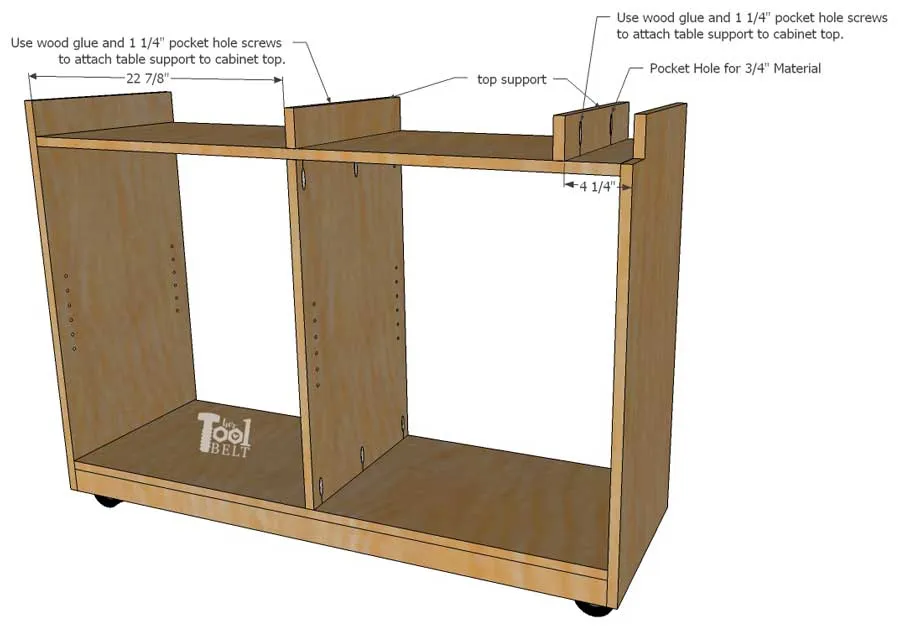 Miter Saw Station Project Plan — step photo 13