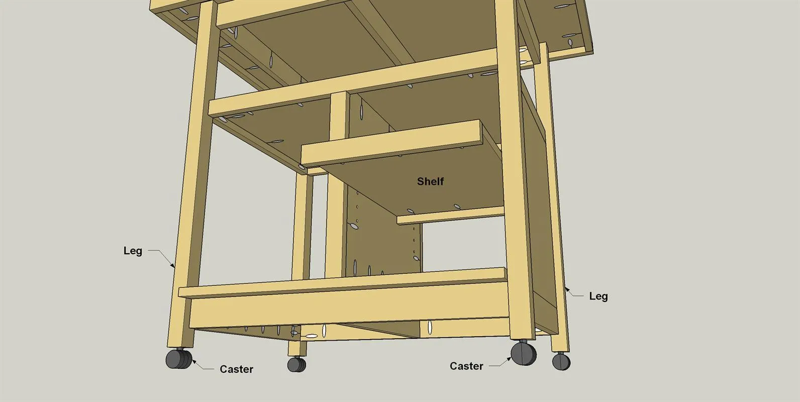 Rolling Kitchen Cart — step photo 31
