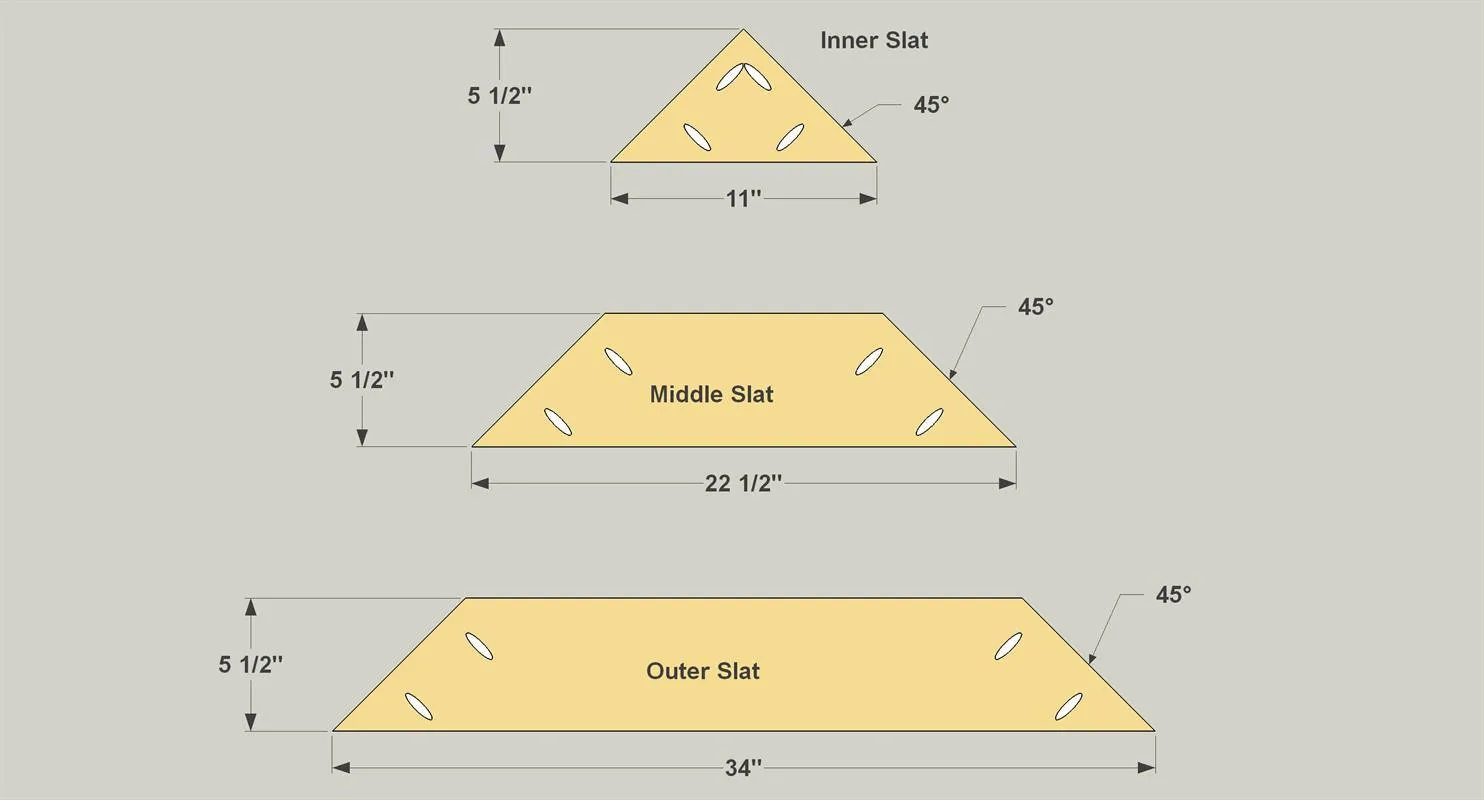 Compact Picnic Table and Stools — step photo 11