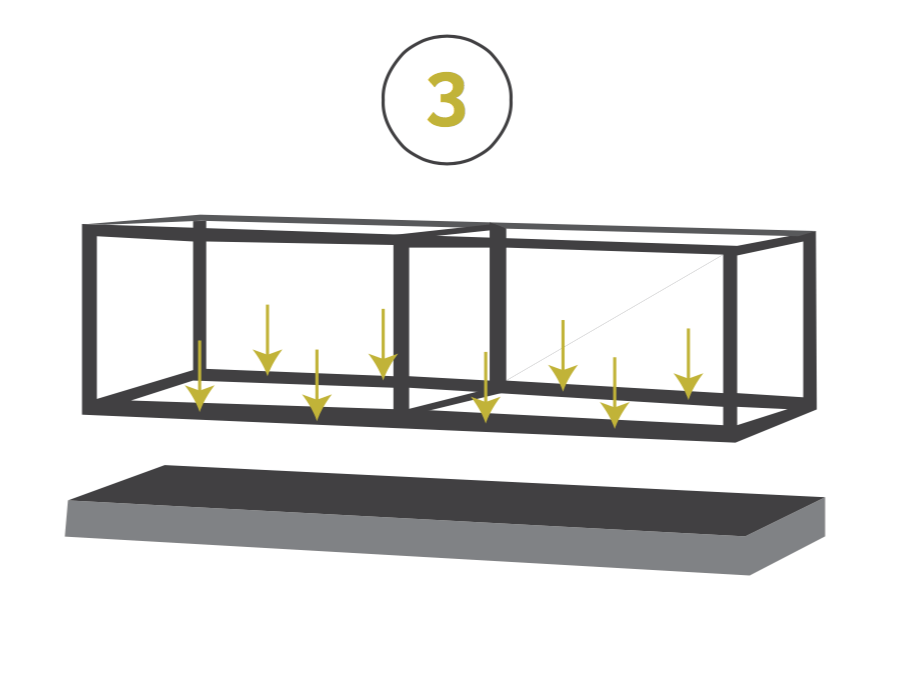 Upholstered Bench with Faux Metal Frame — step photo 3