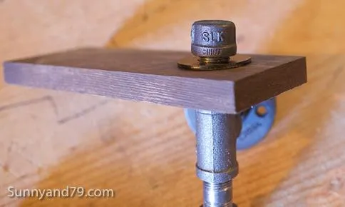 Rustic Scrap Wood and Pipe Toilet Paper Holder — step photo 10