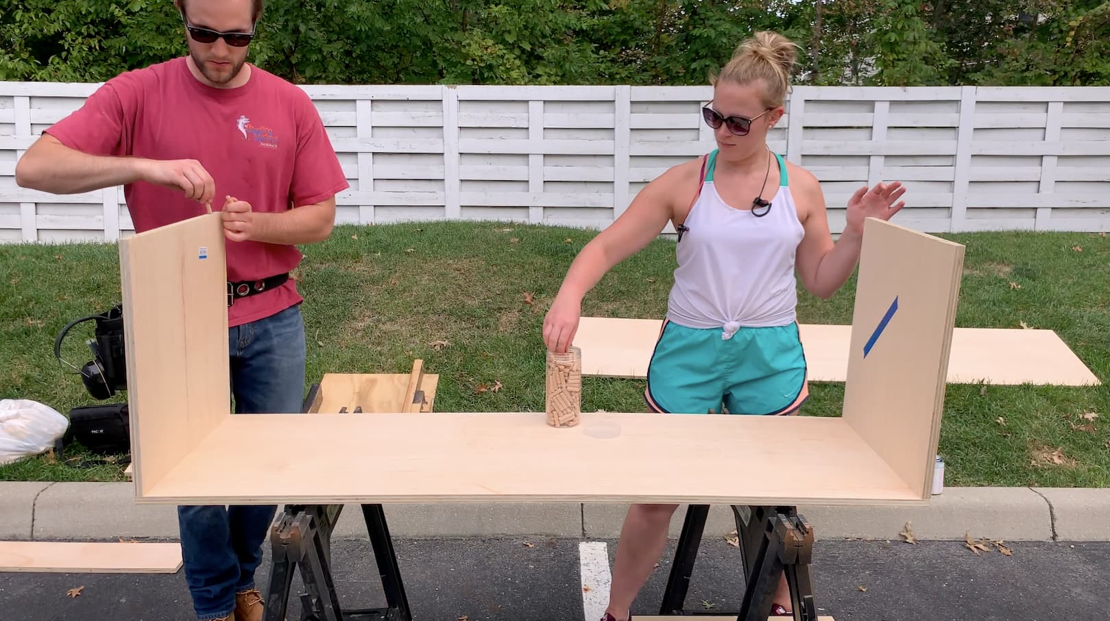 Plywood Media Console — step photo 10