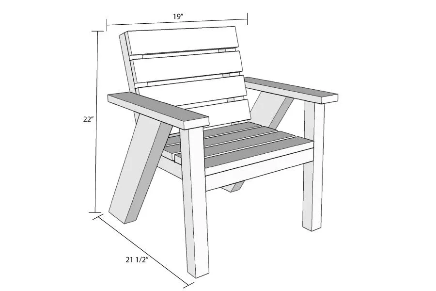 Kids Slatted Outdoor Chairs — step photo 5