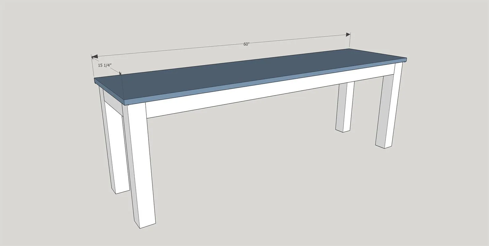Simple Kids Craft Table — step photo 12