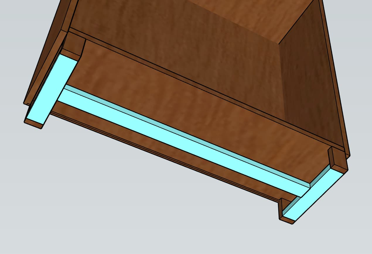 Traditional Bookshelf with Modern Legs — step photo 7